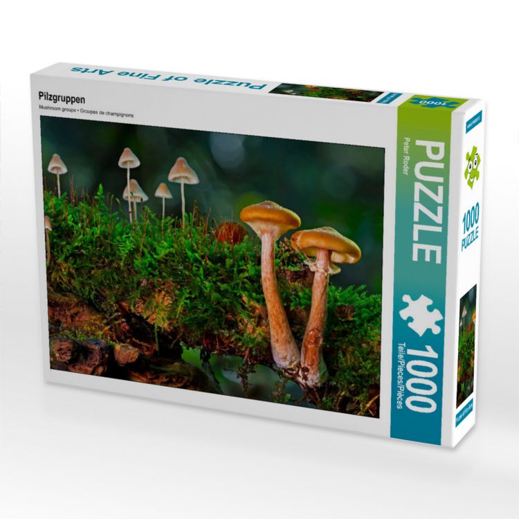 Produktbild: CALVENDO Puzzle Pilzgruppen 1000 Teile Lege-Gr&ouml;&szlig;e 640 x 480 cm Foto-Puzzle Bild von Peter Roder