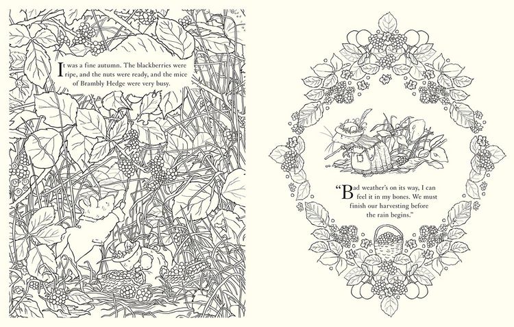 Produktbild: Brambly Hedge: Festive Coloring Book