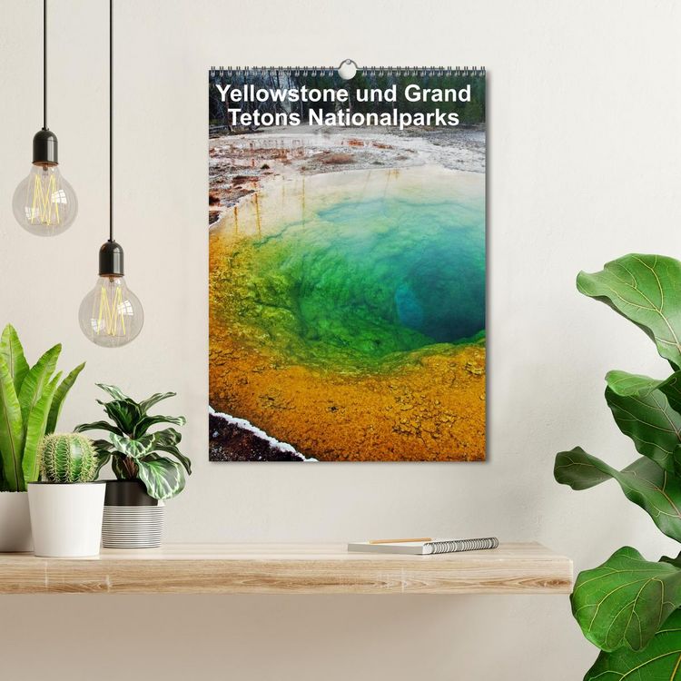 Produktbild: Yellowstone und Grand Tetons Nationalparks (Wandkalender 2026 DIN A3 hoch), CALVENDO Monatskalender