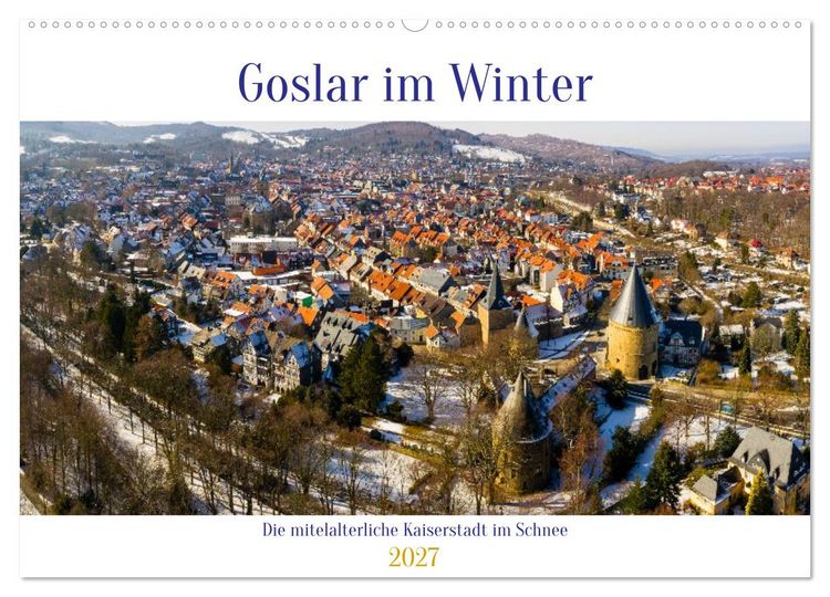 Produktbild: Goslar im Winter (Wandkalender 2027 DIN A2 quer), CALVENDO Monatskalender