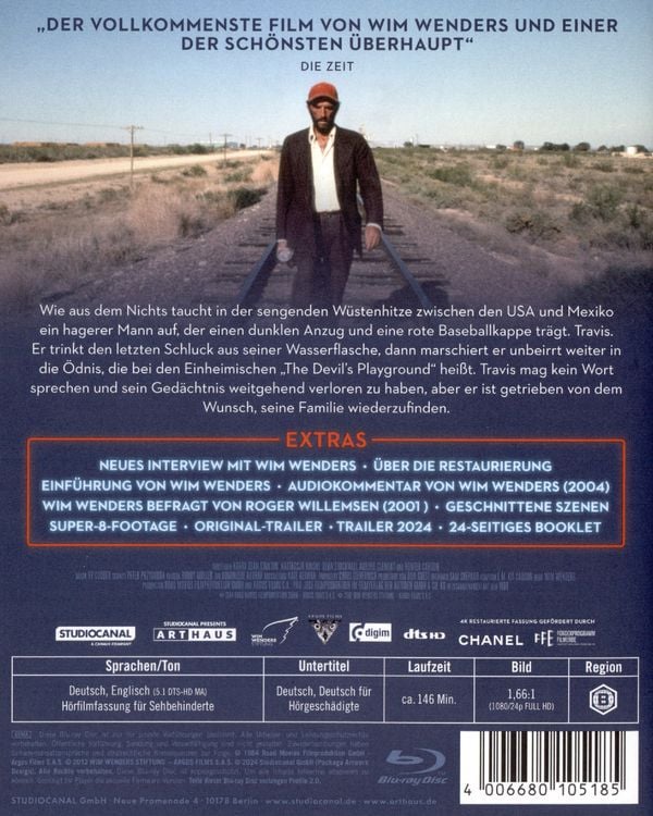 Produktbild: Paris, Texas - 40th Anniversary Edition