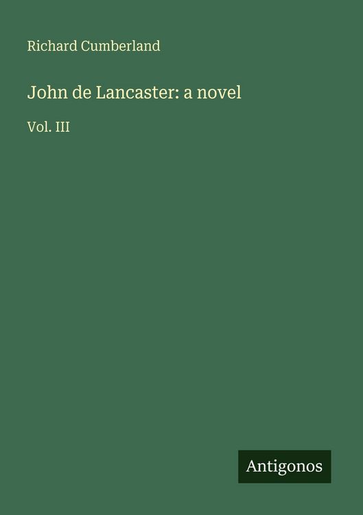 Produktbild: John de Lancaster: a novel