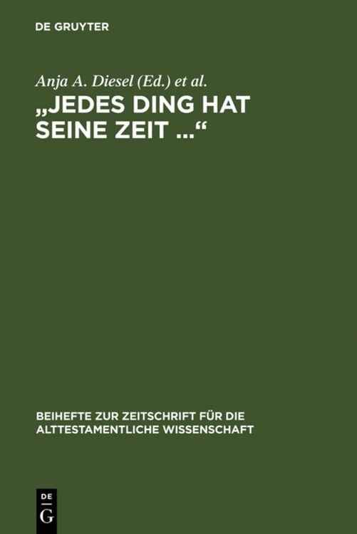 Produktbild: "Jedes Ding hat seine Zeit ..."