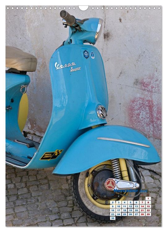 Produktbild: Die Liebe zur Vespa (Wandkalender 2026 DIN A3 hoch), CALVENDO Monatskalender