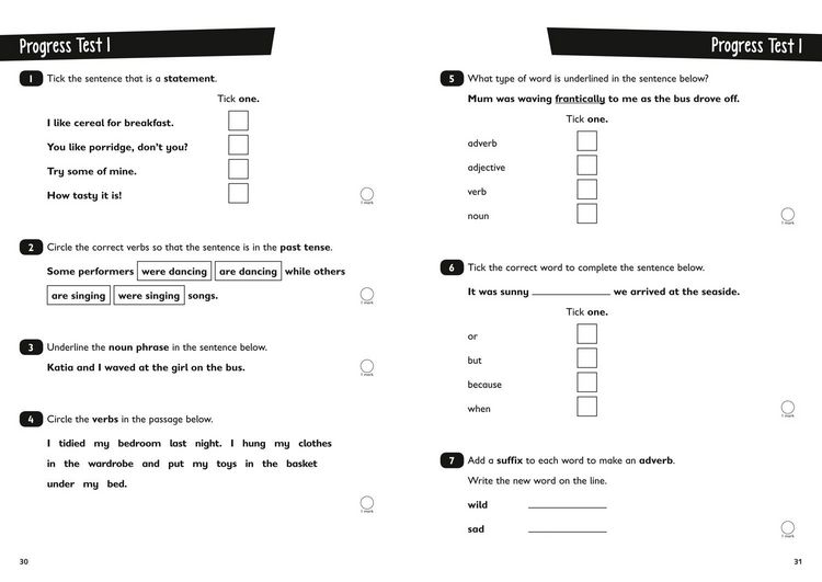 Produktbild: KS1 Grammar, Punctuation and Spelling Practice Book