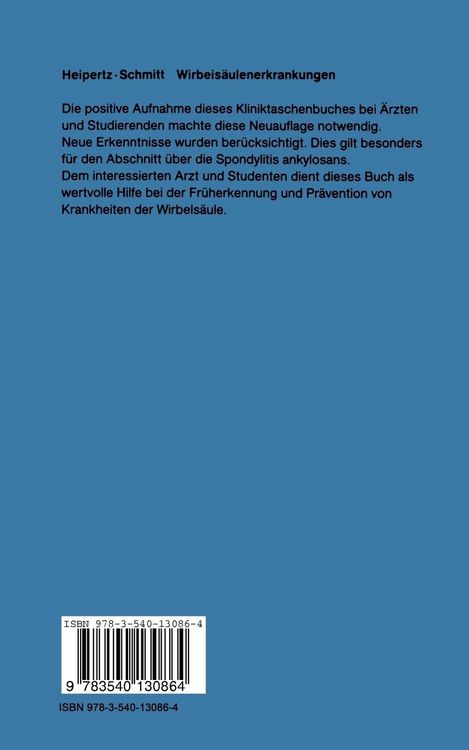 Produktbild: Wirbels&auml;ulenerkrankungen