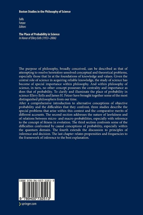Produktbild: The Place of Probability in Science