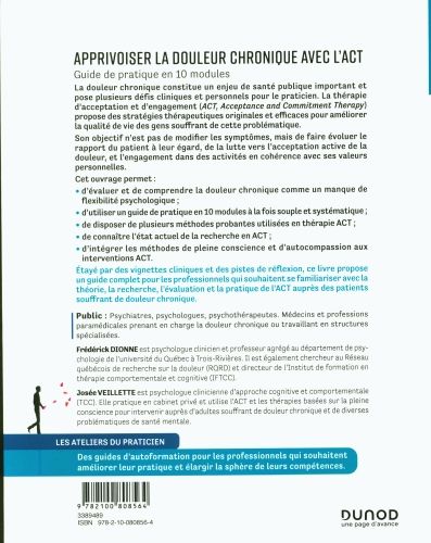 Produktbild: Apprivoiser la douleur chronique avec l'ACT