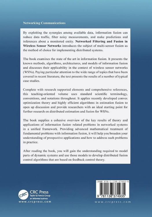 Produktbild: Networked Filtering and Fusion in Wireless Sensor Networks