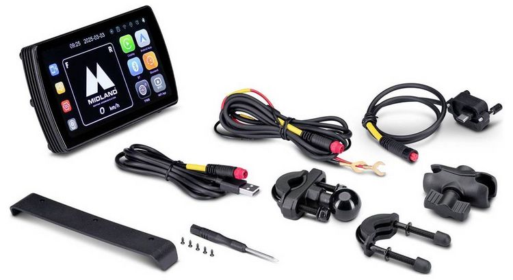 Produktbild: Midland Midland BikePlay Pro, Motorrad Multimedia Motorrad-Navi 12.7 cm 5 Zoll
