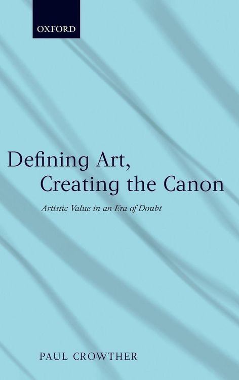 Produktbild: Defining Art, Creating the Canon