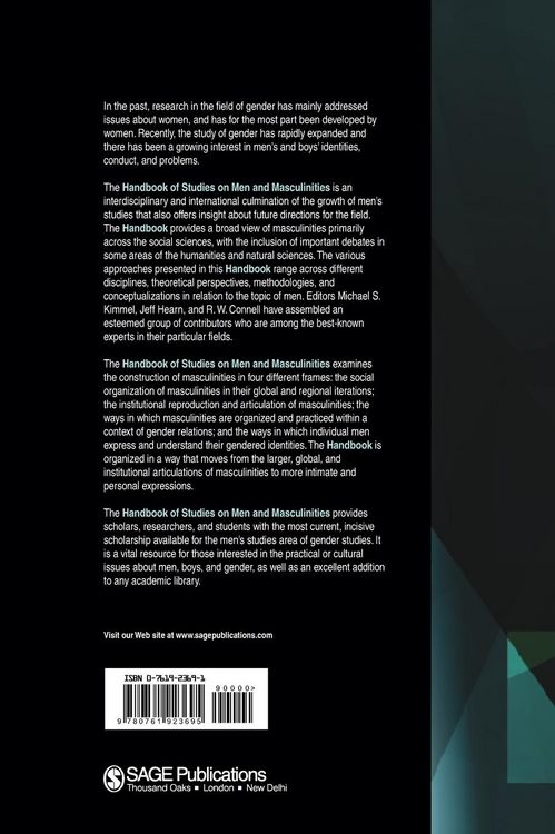 Produktbild: Handbook of Studies on Men and Masculinities