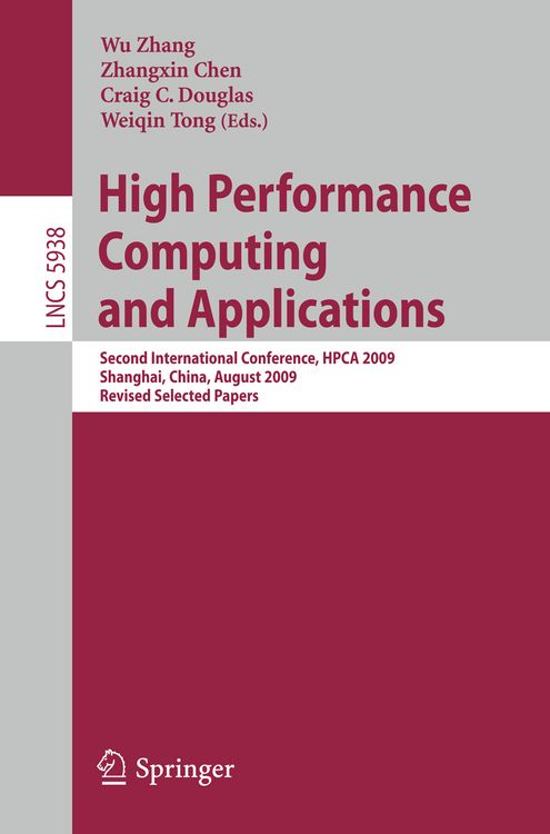 Produktbild: High Performance Computing and Applications