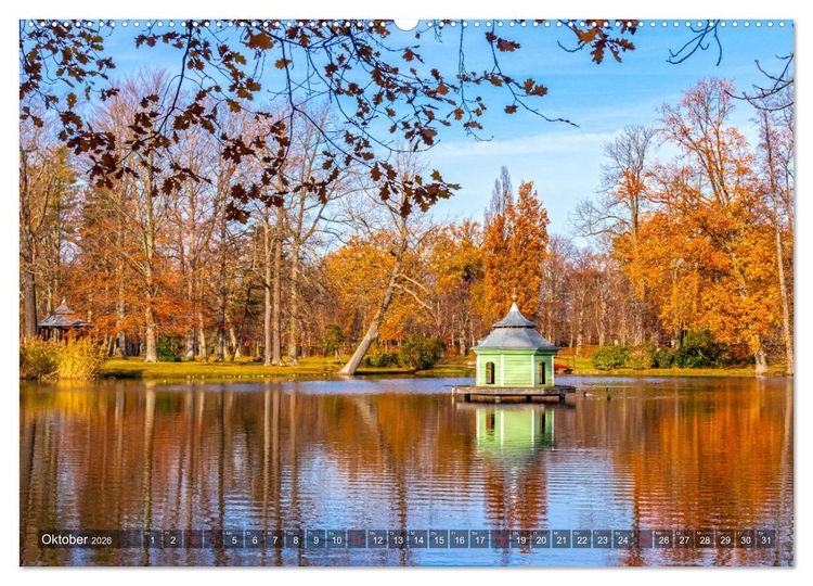 Produktbild: Barockgarten Zabeltitz (Wandkalender 2026 DIN A2 quer), CALVENDO Monatskalender