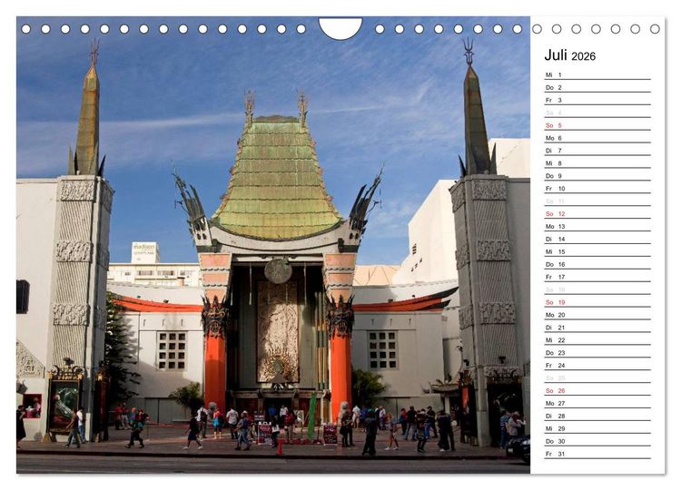 Produktbild: Kalifornien USA (Wandkalender 2026 DIN A4 quer), CALVENDO Monatskalender