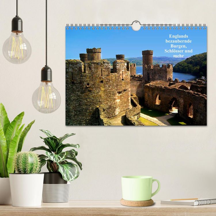 Produktbild: Englands bezaubernde Burgen, Schl&ouml;sser und mehr (Wandkalender 2026 DIN A4 quer), CALVENDO Monatskalender