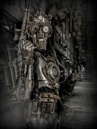 Produktbild: CALVENDO Puzzle Steampunk Warrior | 1000 Teile Lege-Gr&ouml;&szlig;e 64x48cm Foto-Puzzle f&uuml;r gl&uuml;ckliche Stunden