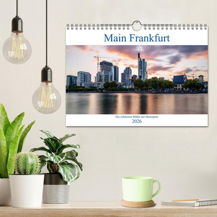 Produktbild: Main Frankfurt (Wandkalender 2026 DIN A4 quer), CALVENDO Monatskalender