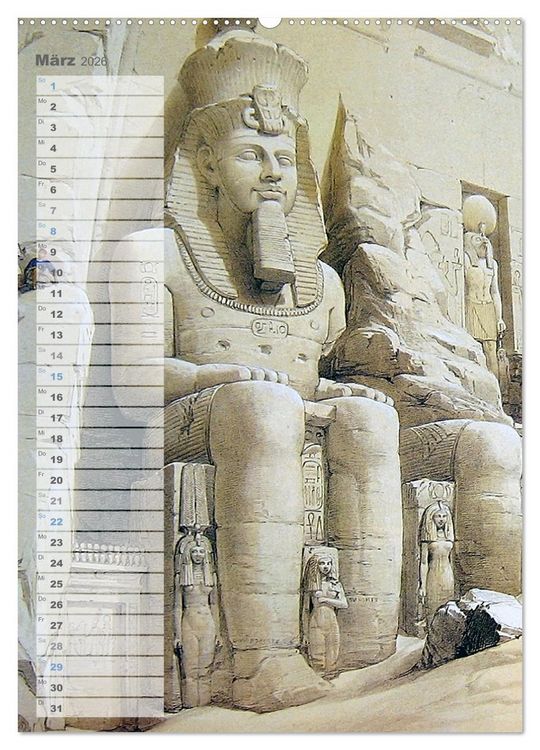Produktbild: &Auml;gyptens Tempel (Wandkalender 2026 DIN A2 hoch), CALVENDO Monatskalender