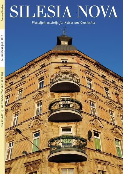 Produktbild: Silesia Nova. Zeitschrift f&uuml;r Kultur und Geschichte / Silesia Nova