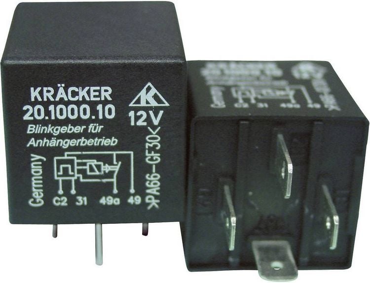 Produktbild: Kr&auml;cker 20.1000.10 Kfz-Relais 12 V/DC 20A 1 Schlie&szlig;er