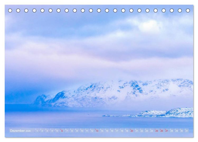 Produktbild: Norwegen - Mythos Landschaften (Tischkalender 2026 DIN A5 quer), CALVENDO Monatskalender