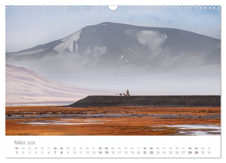Produktbild: Spitzbergen - Wild.Rau.Ungez&auml;hmt. (Wandkalender 2026 DIN A3 quer), CALVENDO Monatskalender