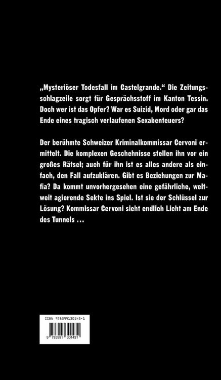 Produktbild: Kommissar Cervoni - Tessiner Fall