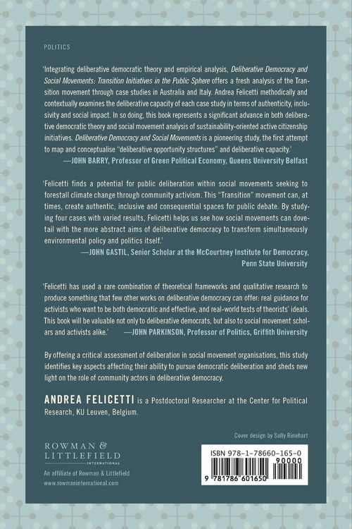 Produktbild: Deliberative Democracy and Social Movements