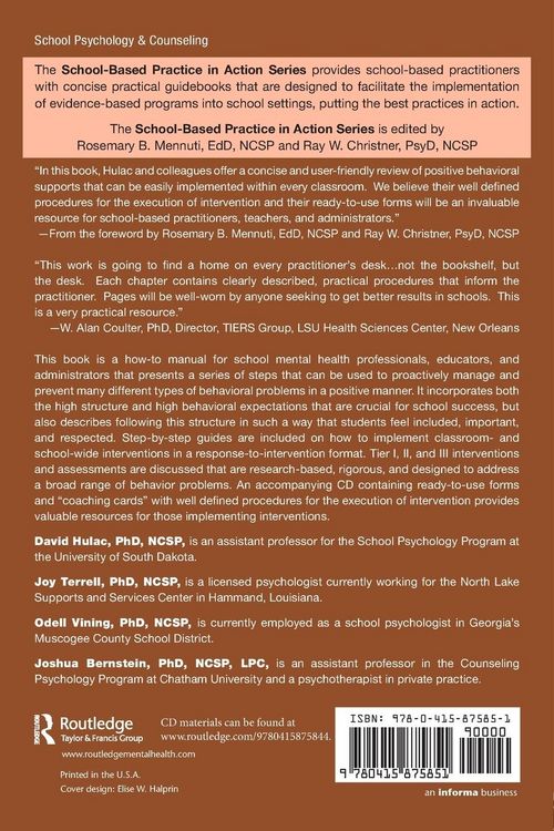 Produktbild: Behavioral Interventions in Schools