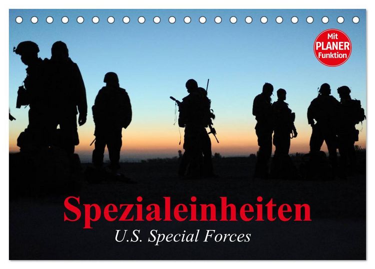 Produktbild: Spezialeinheiten &bull; U.S. Special Forces (Tischkalender 2026 DIN A5 quer), CALVENDO Monatskalender