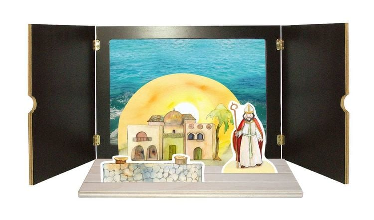 Produktbild: Wundervoller Nikolaus. Erz&auml;hlschienen-Figurenset