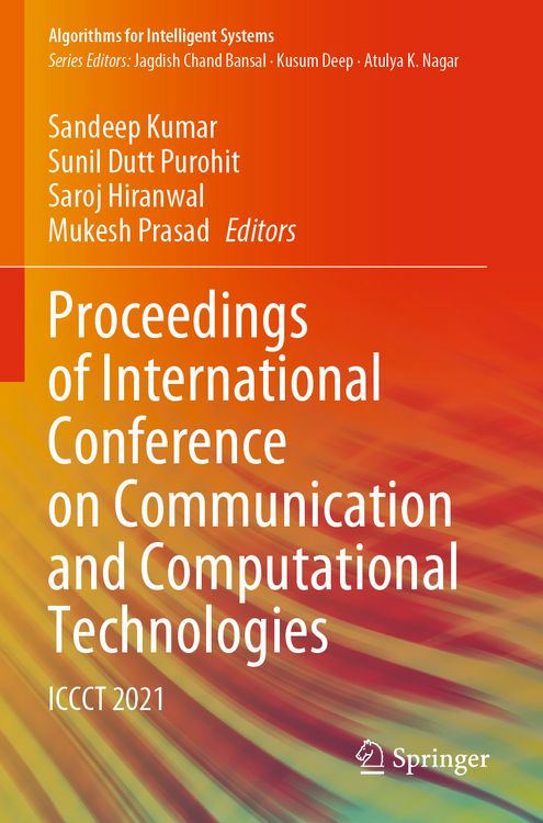 Produktbild: Proceedings of International Conference on Communication and Computational Technologies