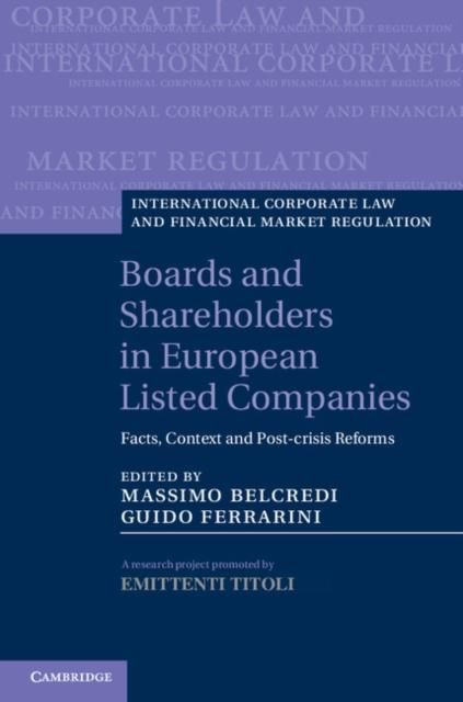 Produktbild: Boards and Shareholders in European Listed Companies