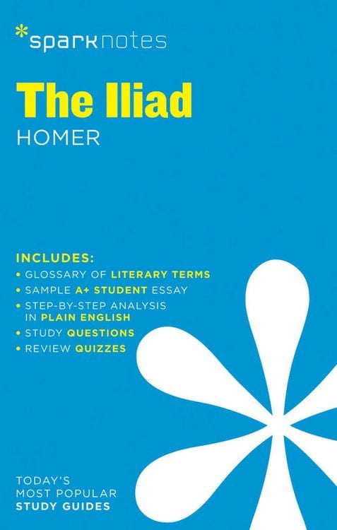 Produktbild: The Iliad SparkNotes Literature Guide