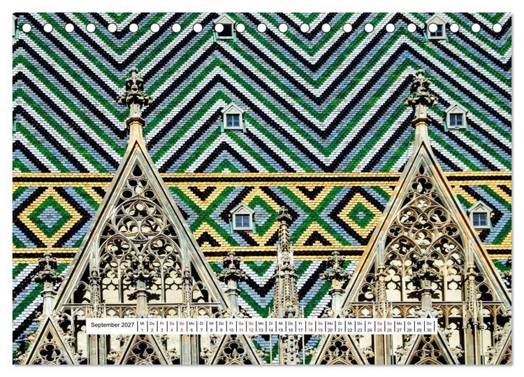 Produktbild: Wien Facettenreiche Metropole (Tischkalender 2027 DIN A5 quer), CALVENDO Monatskalender