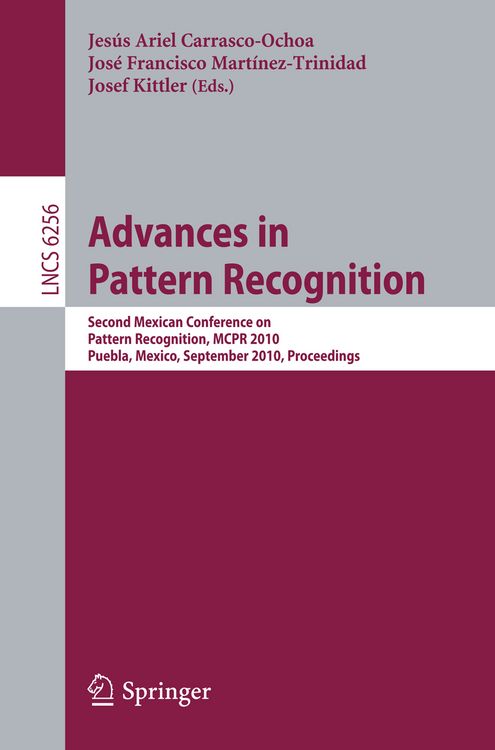 Produktbild: Advances in Pattern Recognition