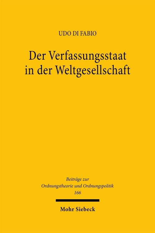 Produktbild: Der Verfassungsstaat in der Weltgesellschaft