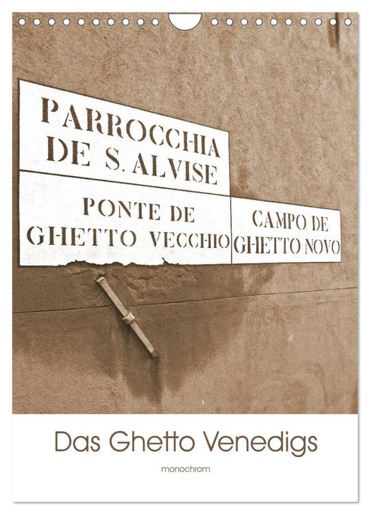 Produktbild: Das Ghetto Venedigs (Wandkalender 2026 DIN A4 hoch), CALVENDO Monatskalender