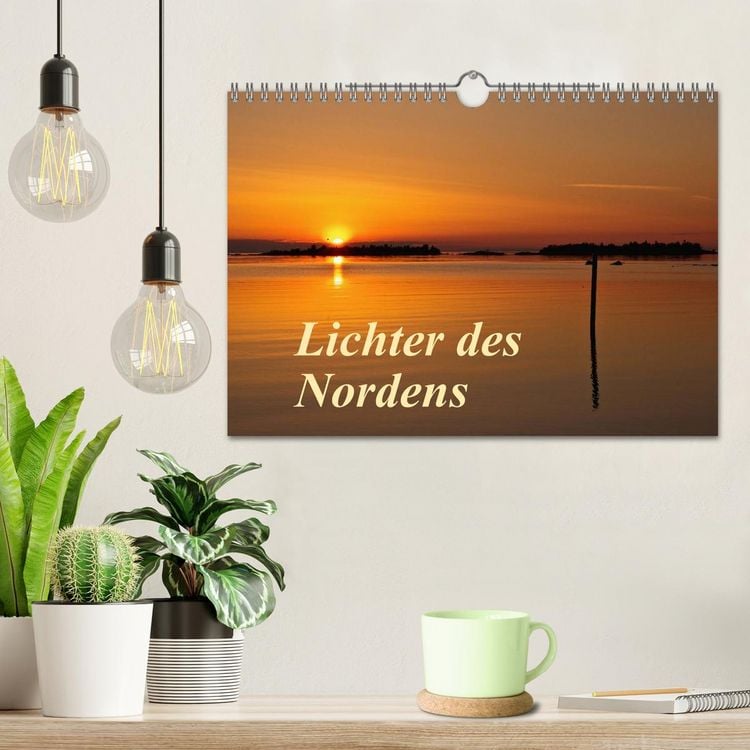 Produktbild: Lichter des Nordens (Wandkalender 2026 DIN A4 quer), CALVENDO Monatskalender