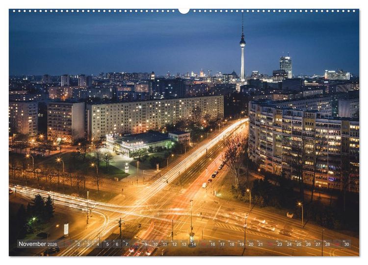 Produktbild: Berlin von oben (Wandkalender 2026 DIN A2 quer), CALVENDO Monatskalender