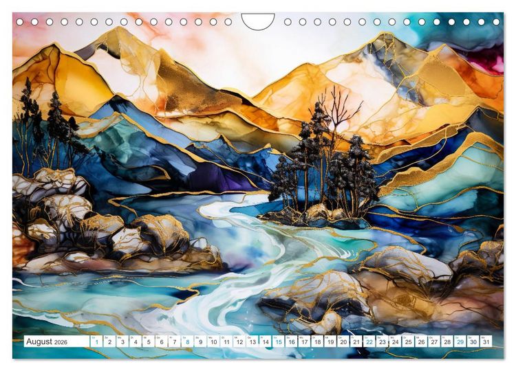 Produktbild: Farbsinfonie der Natur (Wandkalender 2026 DIN A4 quer), CALVENDO Monatskalender