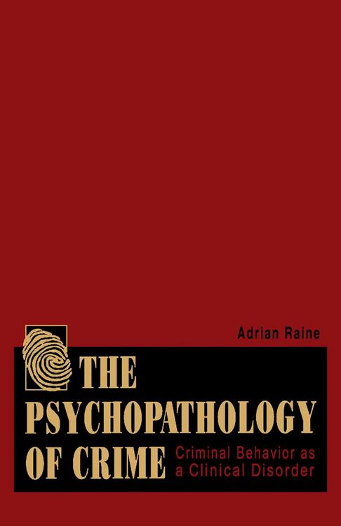 Produktbild: The Psychopathology of Crime