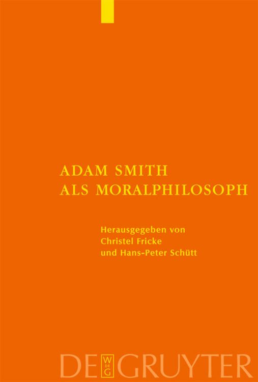 Produktbild: Adam Smith als Moralphilosoph