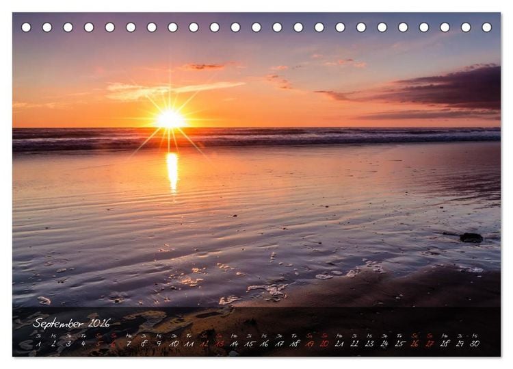 Produktbild: Neuseeland - Land der Maori (Tischkalender 2026 DIN A5 quer), CALVENDO Monatskalender
