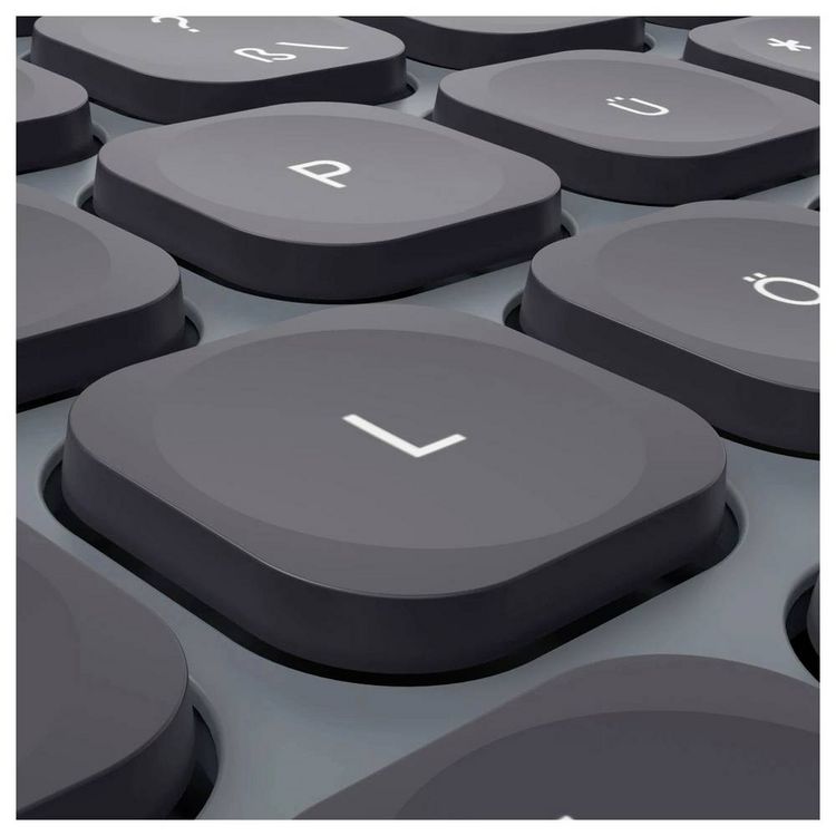 Produktbild: Hama Multi-Device-Tastatur-Maus-Set "WKM-550", kabellos, Funk/BT, SW, QWERTZ DE Kabellos Tastatur, Maus-Set Deutsch, QWERTZ Schwarz