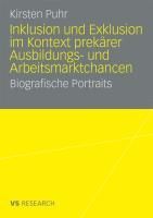 Produktbild: Inklusion und Exklusion im Kontext prek&auml;rer Ausbildungs- und Arbeitsmarktchancen