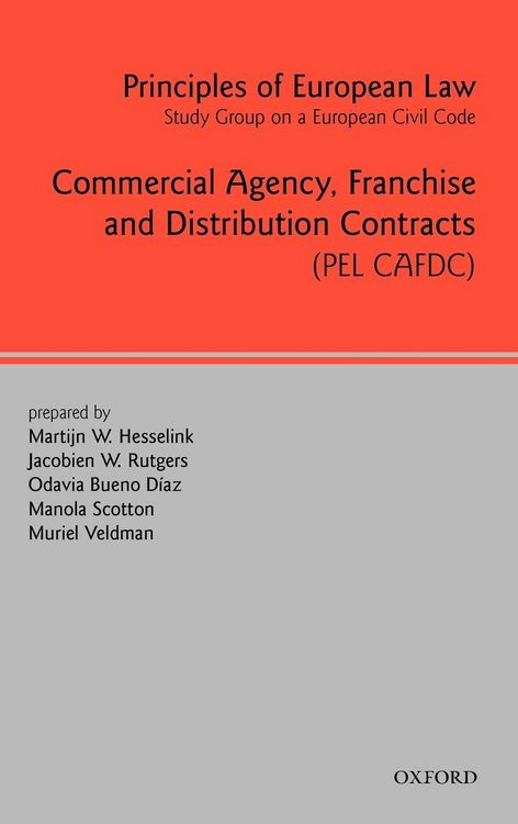 Produktbild: Commercial Agency, Franchise and Distribution Contracts