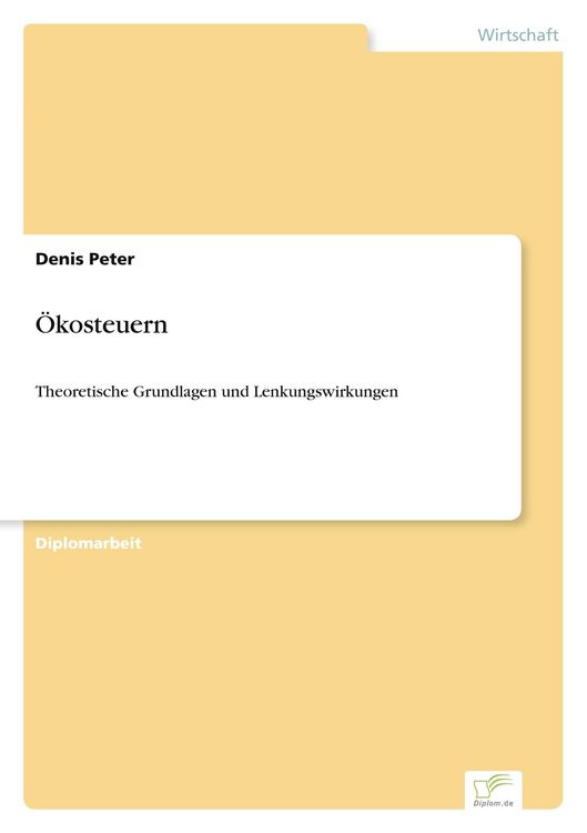 Produktbild: &Ouml;kosteuern