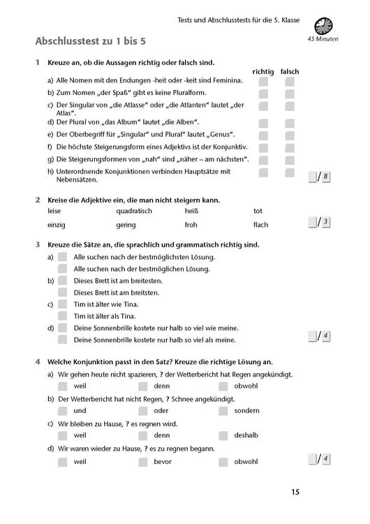 Produktbild: Fit in Test und Klassenarbeit &ndash; Deutsch 5./6. Klasse Gymnasium